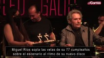 Miguel Ríos sopla las velas de su 77 cumpleaños al ritmo de su nuevo disco