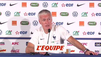 Download Video: Deschamps : «Giroud est dans un groupe de 26» - Foot - Bleus