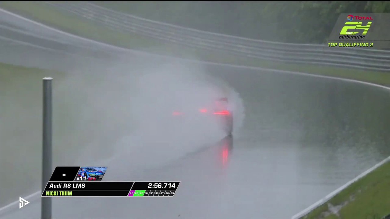 24H Nurburgring 2021 Q2 Thiim Huge Save/Onboards mix Rain