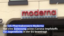 Moderna beantragt Zulassung von Corona-Impfstoff für Jugendliche in der EU