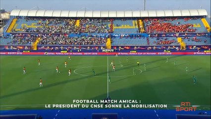 Journal Des Sports| Foot match amical Côte d'Ivoire vs Burkina :  Président CNSE sonne la mobilisation