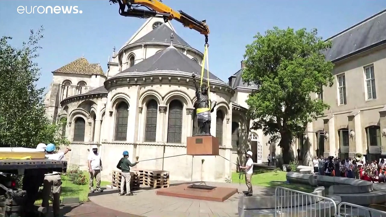 Besuch bei Lady Liberty: Frankreich schickt Mini-Freiheitsstatue