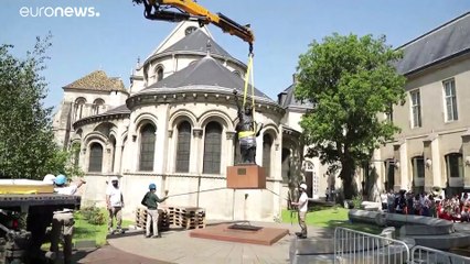 Besuch bei Lady Liberty: Frankreich schickt Mini-Freiheitsstatue