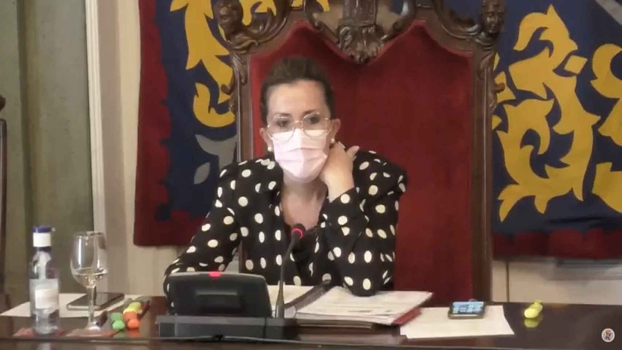 Pleno del Ayuntamiento de Cartagena donde el líder de MC, José López, menosprecia a la alcaldesa, Ana Belén Castejón.