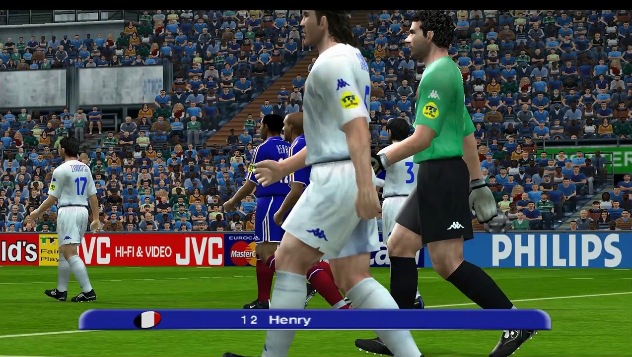#PES_6 #EURO_2020 #EURO_2000_FINAL PES 6  France v Italy UEFA EURO 2000 final highlights