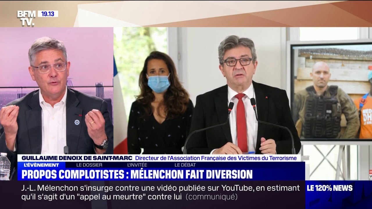 Propos de Jean-Luc Mélenchon: "C'est d'une indignité complète", estime le directeur de l'Association Française des Victimes du Terrorisme