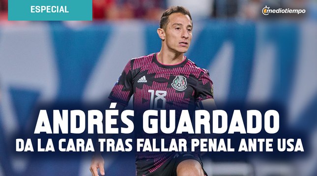 Andrés Guardado da la cara tras fallar penal decisivo ante Estados Unidos