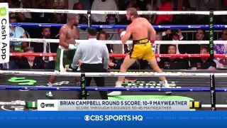 Floyd Mayweather vs Logan Paul- Fight goes the distance [Highlights, recap] - CBS Sports HQ