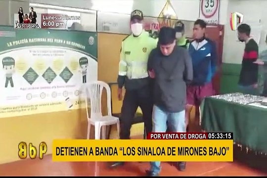 “Los Sinaloa de Mirones Bajo”, vendedores de droga, fueron detenidos en fiesta COVID