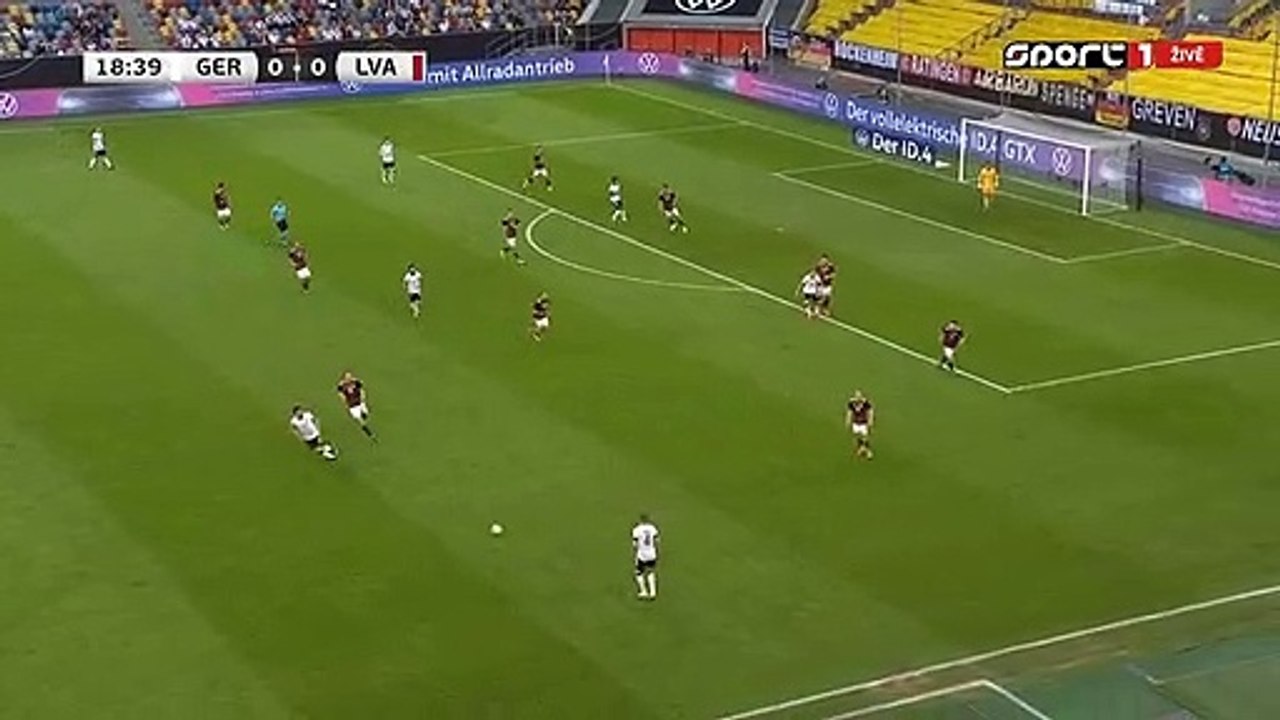 Goal - 1:0 - 20' Gosens R. (Havertz K.), Germany