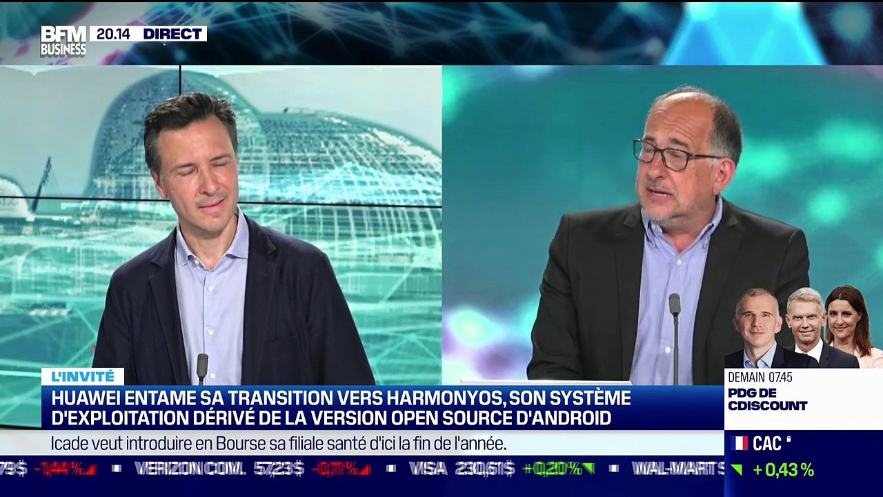 Stéphane Curtelin (Huawei CBG) : Huawei entame sa transition vers HarmonyOS, son système d'exploitation dérivé de la version open source d'Android - 07/06