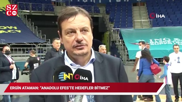 Ergin Ataman: Anadolu Efes’te hedefler bitmez