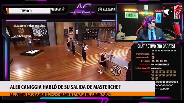 Alex Caniggia habló de su salida de MasterChef