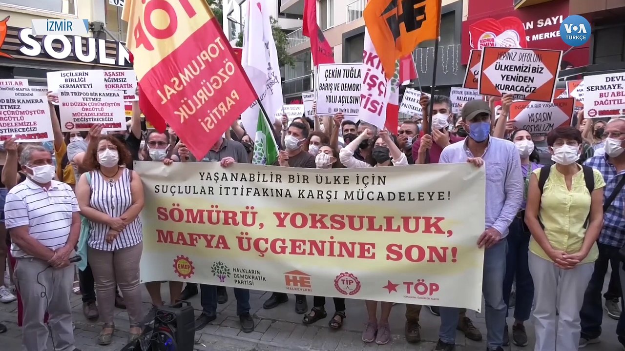 İzmir’de ‘Devlet-Siyaset-Mafya’ Protestosu