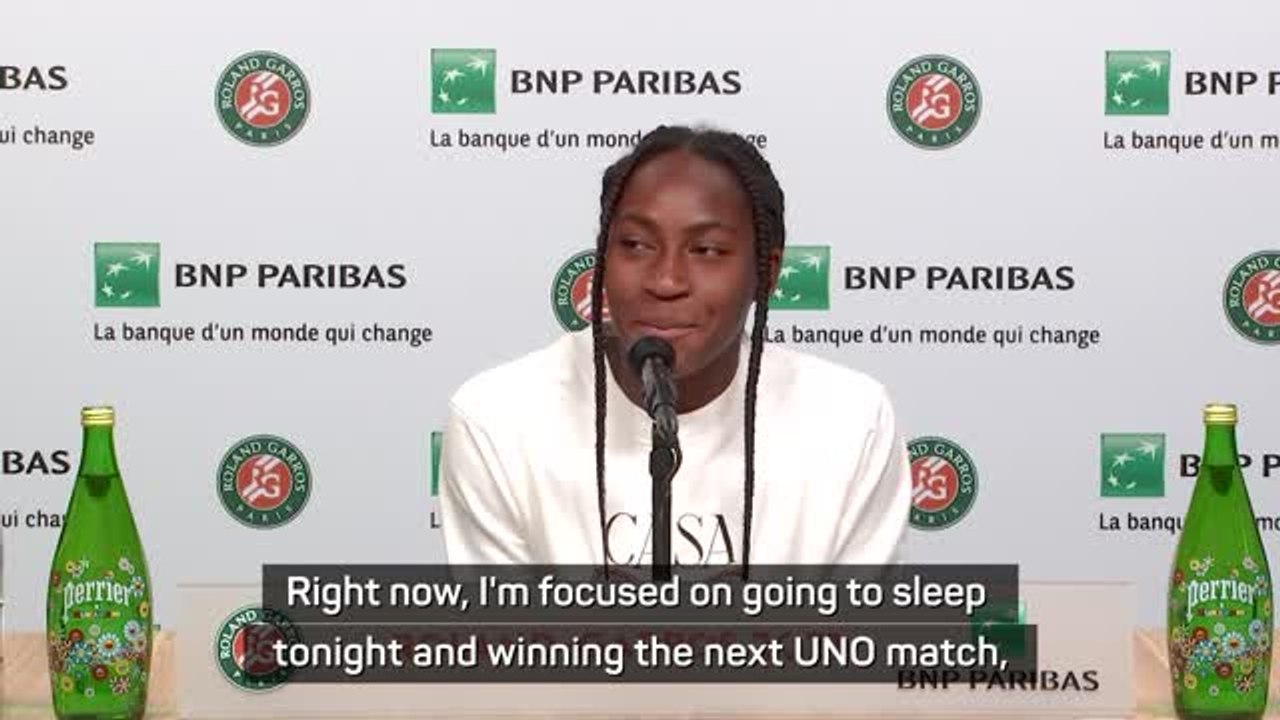 Gauff unwinding with UNO after reaching maiden grand slam quarter