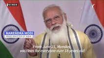 Free vaccines for all adults from June 21 says Indian PM