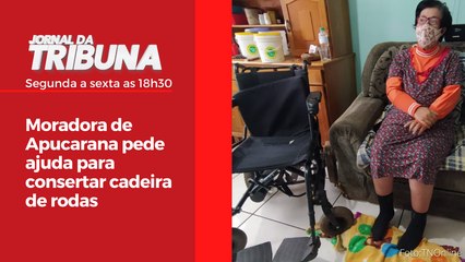 Moradora de Apucarana pede ajuda para consertar cadeira de rodas