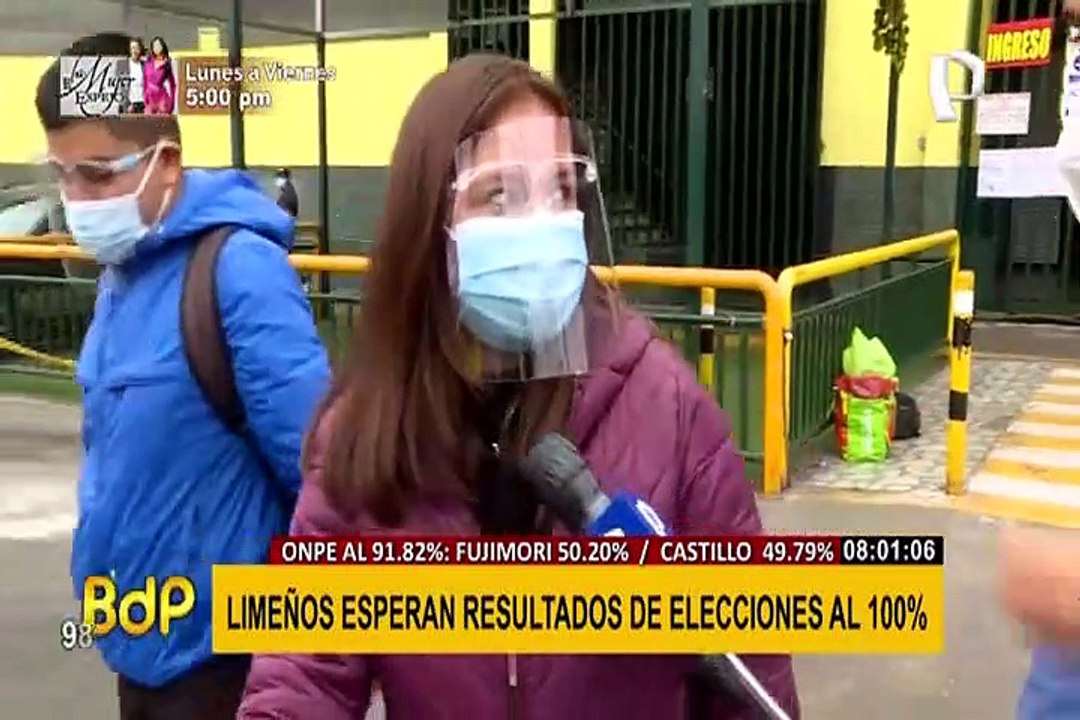 Plaza Norte: diversas opiniones tras primeros resultados oficiales de elecciones