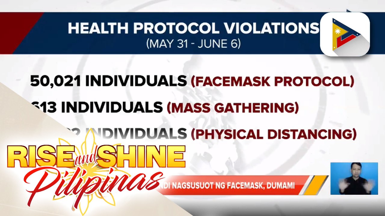 Mga nahuling hindi nagsusuot ng facemask, dumami