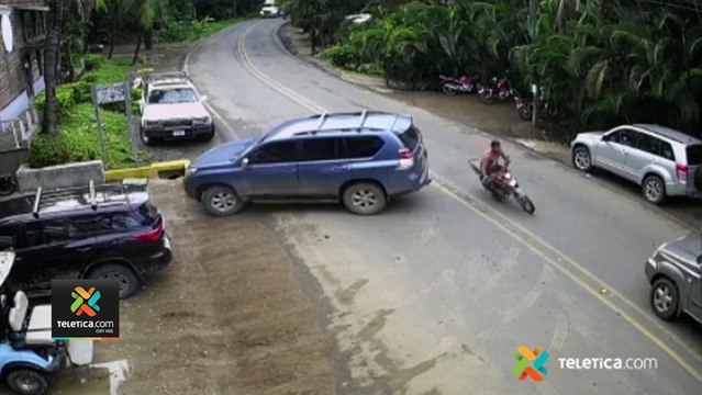 tn7 motociclista choca, sale volando y sale ileso b 070621