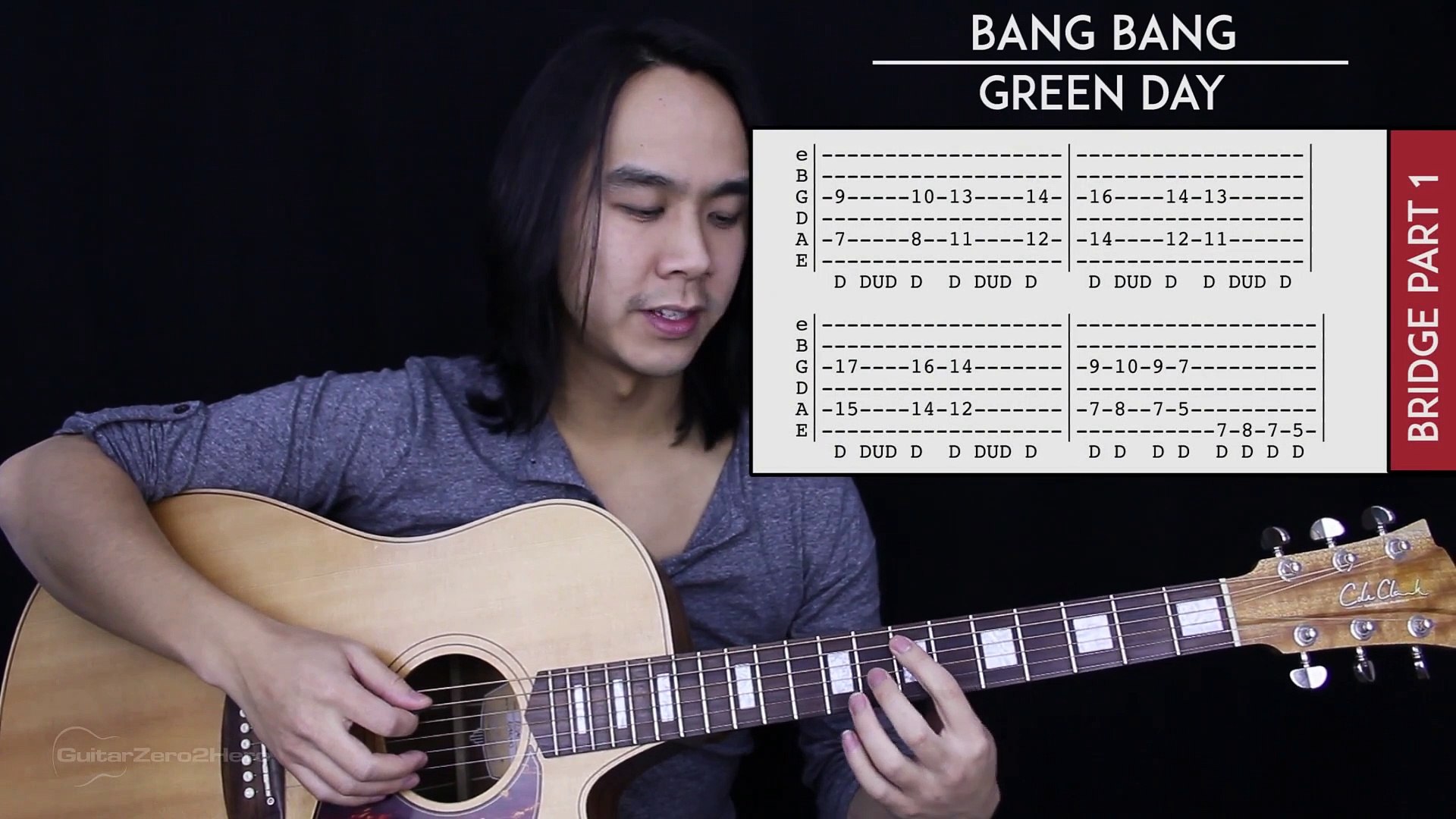 Bang Bang Guitar Tutorial Green Day Guitar Lesson Greenday Tabs + Guitar  Cover - video Dailymotion
