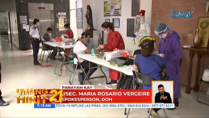 Unang Hirit: Panayam kay Usec. Maria Rosario Vergeire