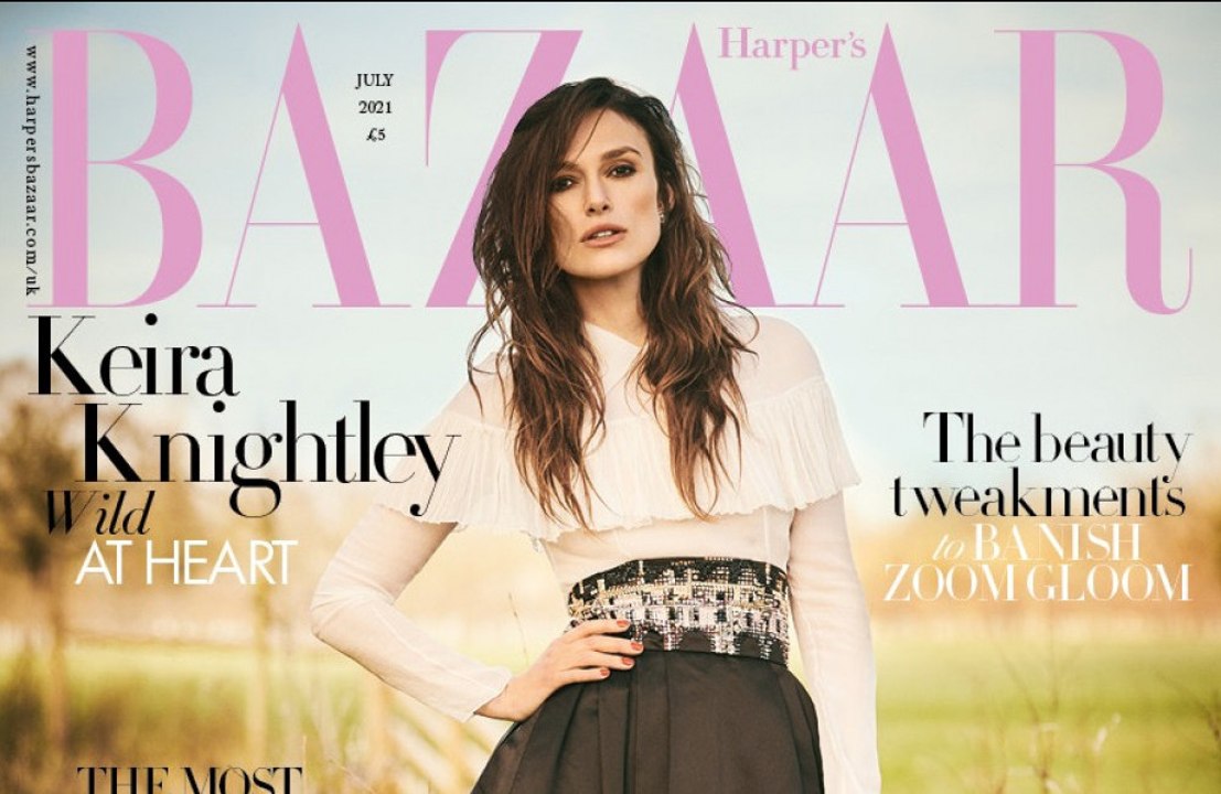 Keira Knightley went trampolining in a Chanel gown