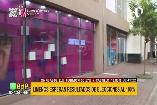 San Isidro: locales de supermercados Wong protegen fachadas con planchas de madera