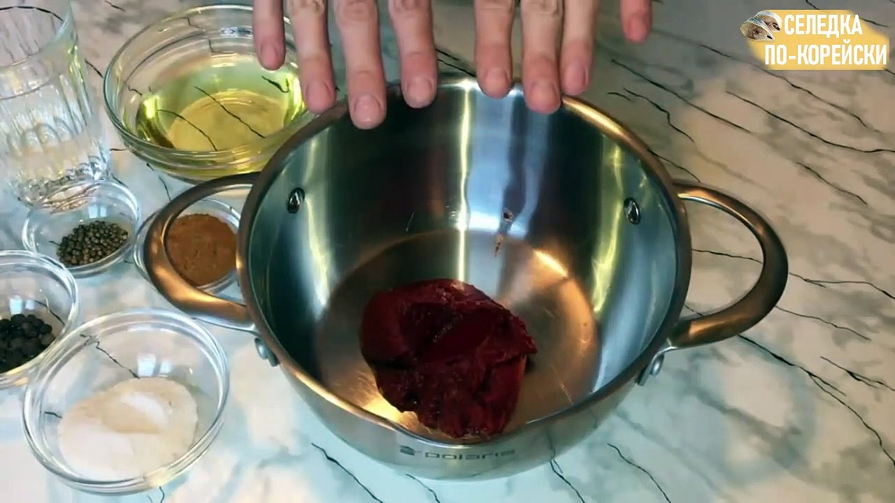 Селедка по-корейски