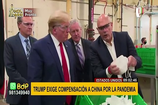 Trump exige a China compensación económica al mundo por la pandemia