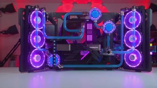 INSANE RTX 3080 ti Custom Water Cooled Gaming PC Build - Benchmarks