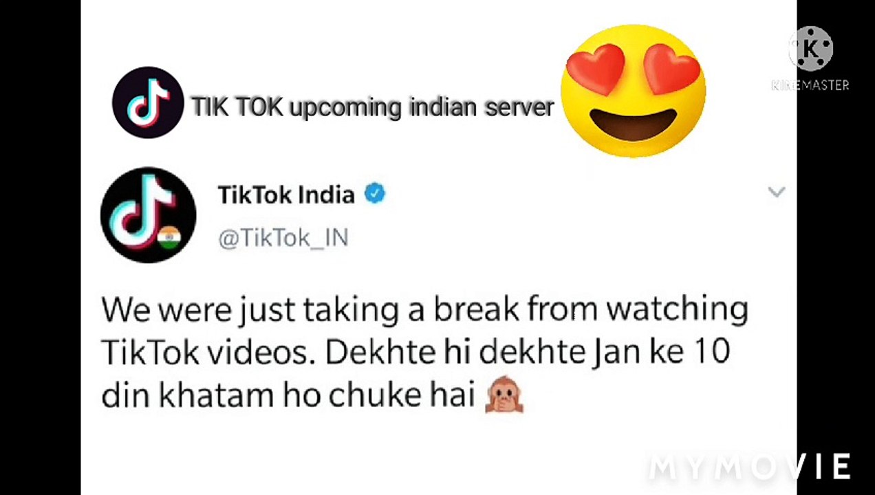 TIK TOK up coming indian server ❤️❤️❤️