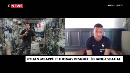 De l’ISS à Clairefontaine : l’échange entre Thomas Pesquet et Kylian Mbappé