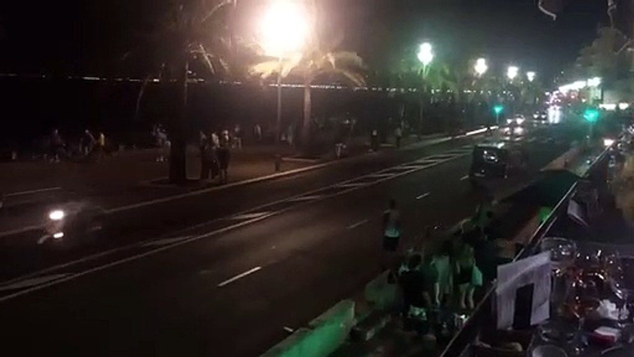Fransa'daki terör saldırısında kaçışma anı