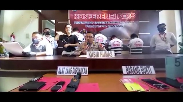 Polda Kepri Ungkap Kasus Pencurian dengan Kekerasan & Penadahan