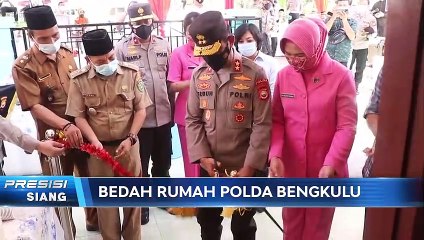 Kapolda Bengkulu Meresmikan Bedah Rumah Personel Polri