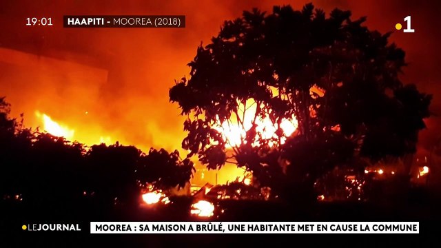 Sa maison brûle, elle met en cause les moyens des pompiers