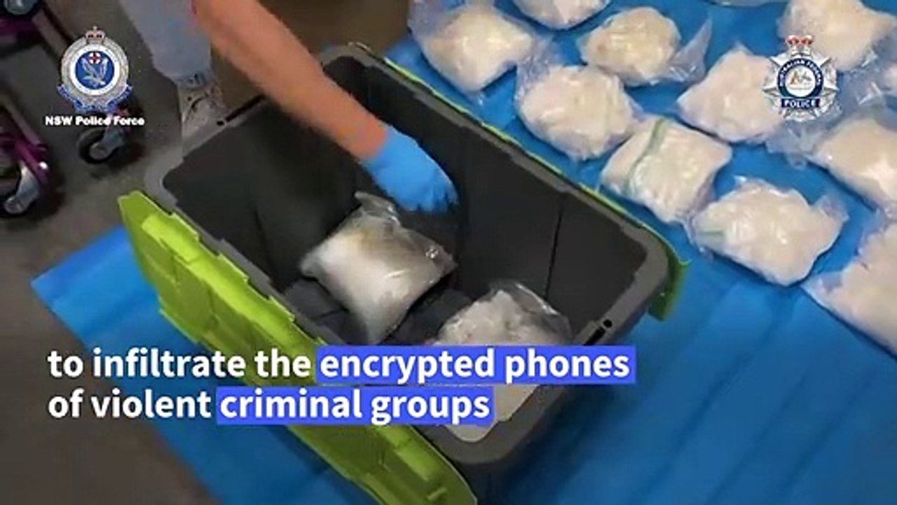 Australian police swoop in global encrypted phone sting