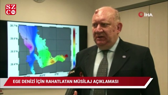 Ege Denizi için rahatlatan müsilaj açıklaması