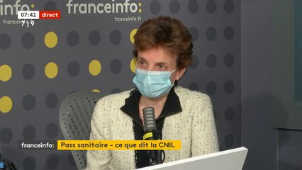 Pass sanitaire, cahier de rappel... "Il ne faut pas banaliser ces dispositifs" de déconfinement, affirme la présidente de la Cnil