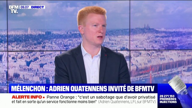 Panne des numéros d'urgence: Adrien Quatennens justifie l'emploi du terme de sabotage