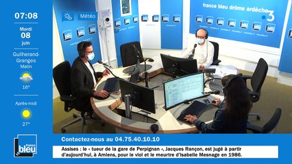 08/06/2021 - La matinale de France Bleu Drôme Ardèche