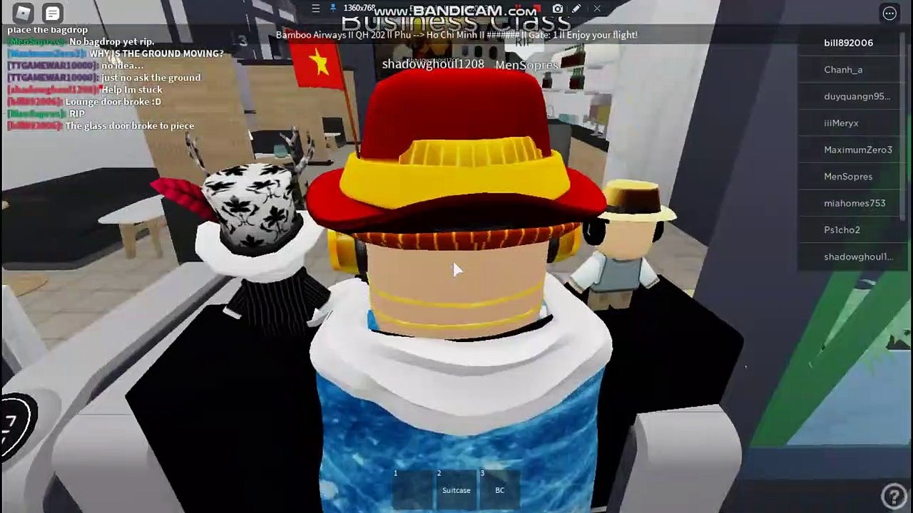 Roblox| A Codeshare Flight From Bamboo Airways With Tudwig Airways| Oops Marvel