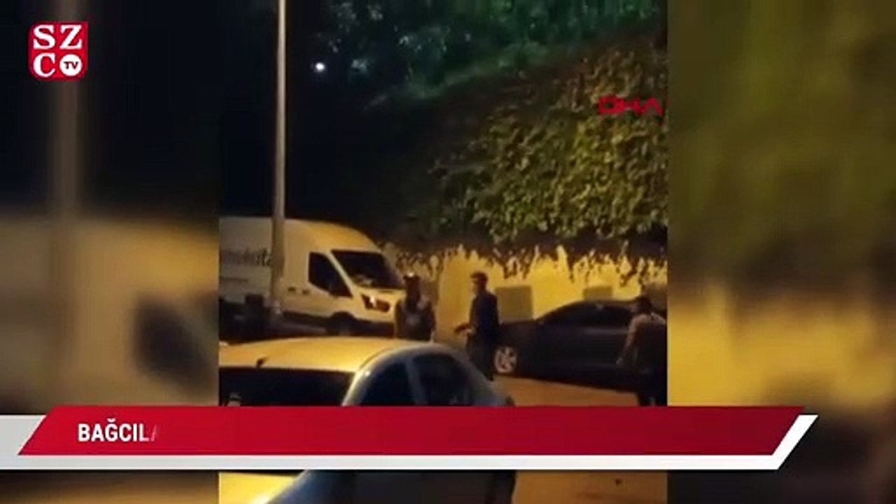 Bağcılar'da düğünde havaya ateş açan 2 maganda kamerada
