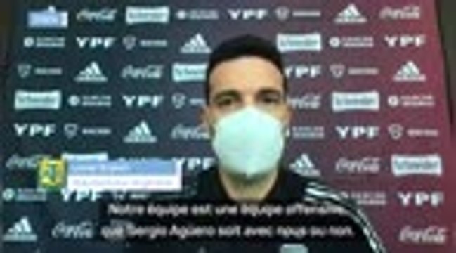 Argentine - Scaloni : Agüero manque un peu de rythme