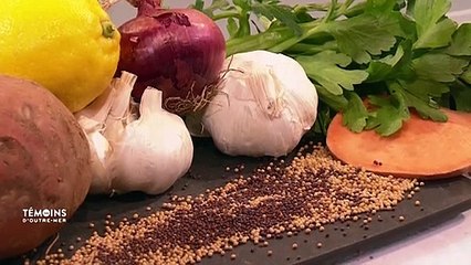 Poêlée de patates douces aux graines de moutarde