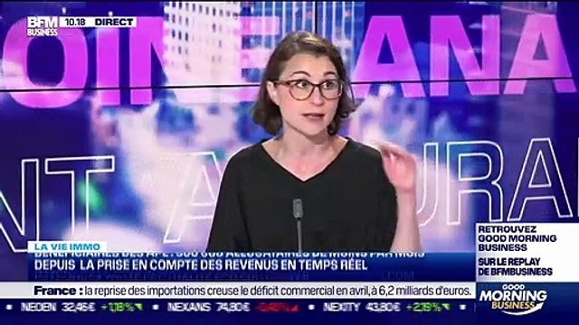 Marie Coeurderoy: Bénéficiaires des APL, 500 000 allocataires de moins depuis la prise en compte des revenus en temps réel - 08/06