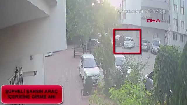 GAZİANTEP OTOMOBİLDEN HIRSIZLIK YAPAN ŞÜPHELİ, GÜVENLİK KAMERASI GÖRÜNTÜLERİNDEN YAKALANDI