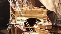 Mil piezas de Nao Victoria: entramos en el taller de modelismo del Museo Naval