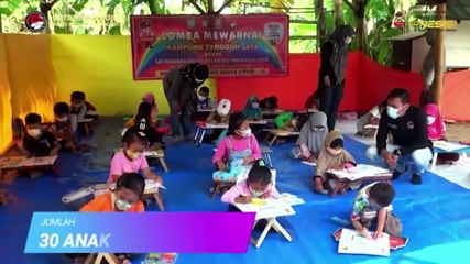 Polres Metro Tangerang Kota Gelar Lomba Mewarnai